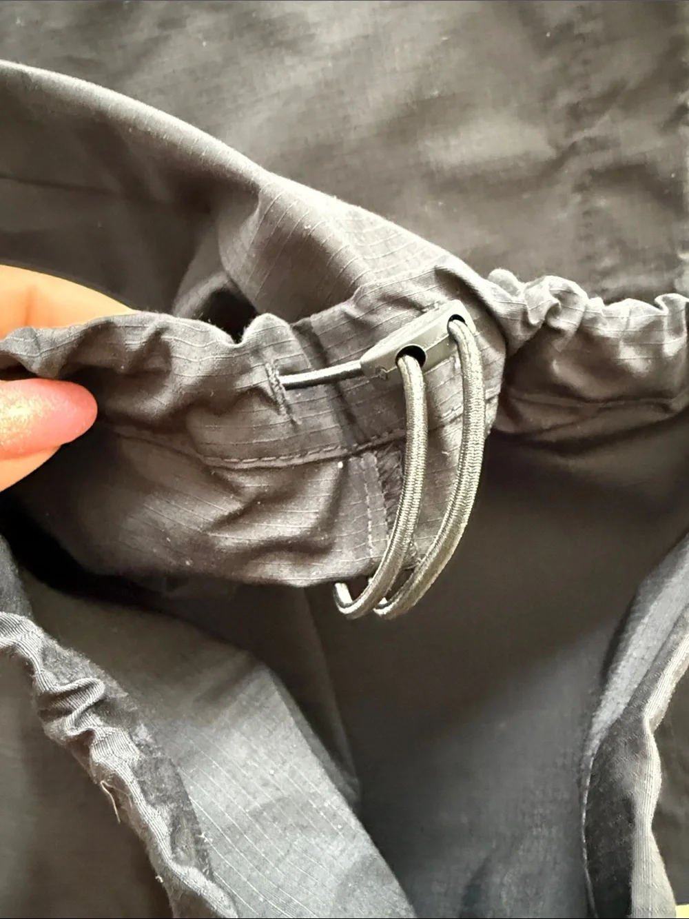Nike Black Cargo Windbreaker Trousers